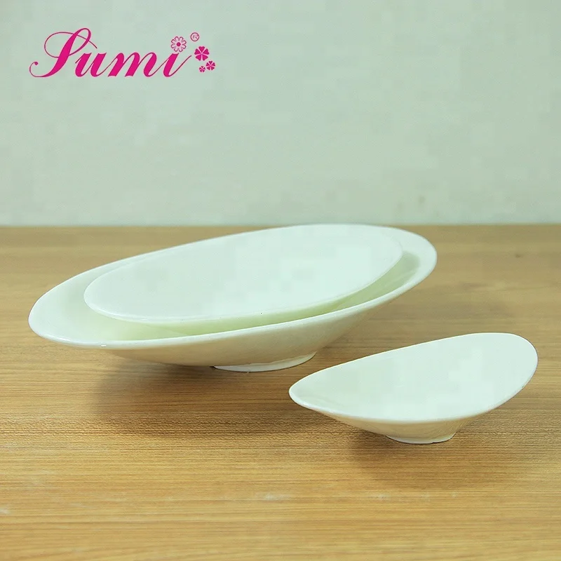 2019 Multi-size custom printed ceramic bowls dishes plate set porcelain