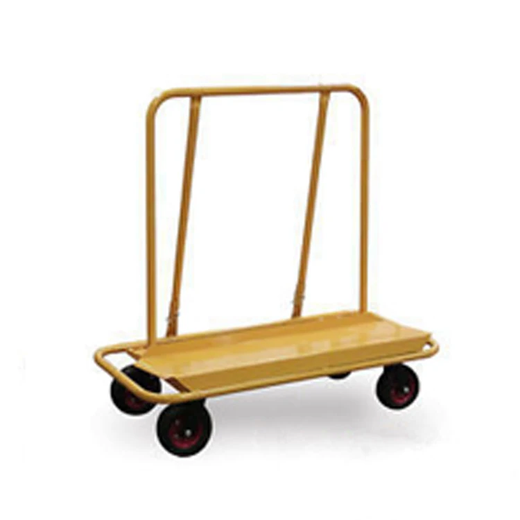 Warehouse 4 wheel metal platform hand truck