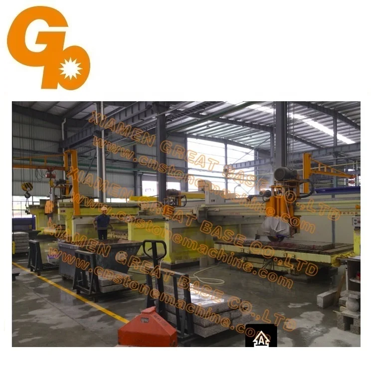 Моно-мостовая пила для камня