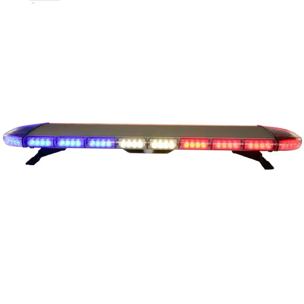 12V Amber LED Vehicle Police Warning Strobe Bar Lights