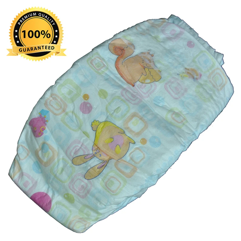 New Discount Turkey/Pakistan Low Price Non-Woven Fabric Cotton Baby Pant Style Diapers Without Elastic Waistband Made in China
