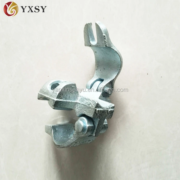 Forged steel scaffolding fixed right angle beam clamp girder coupler