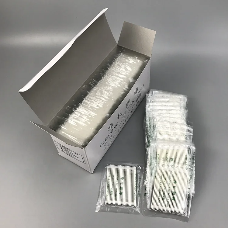 Industrial Minimum Clean Room Paper Stick Pointed Cotton Swabs