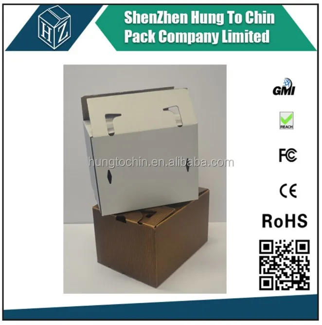 
Custom color printing pretty price corrugated waxed carton cardboard box for chickens 