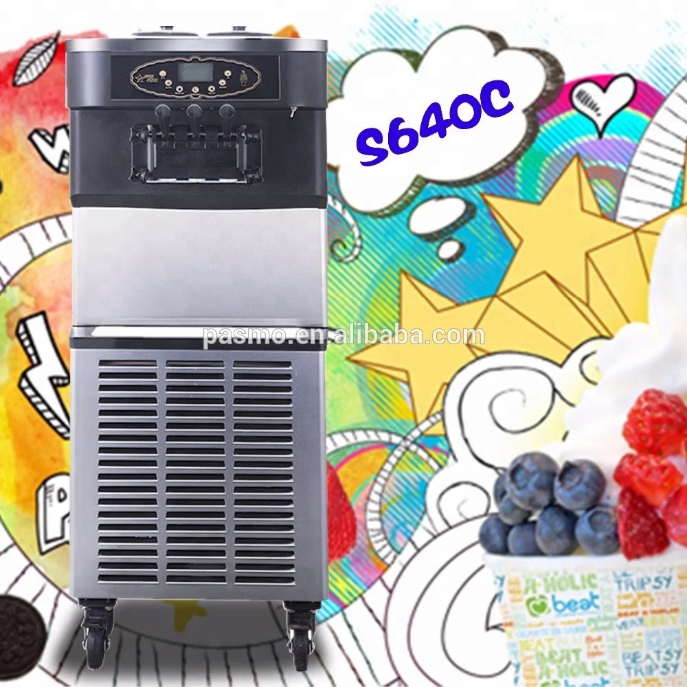Машина для производства мороженого Pasmo S640C с тремя вкусами