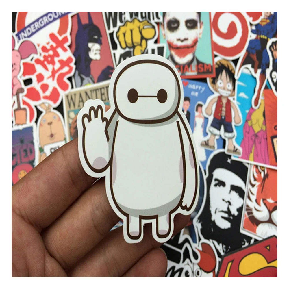 Customized printing die cut vinyl logo stickers