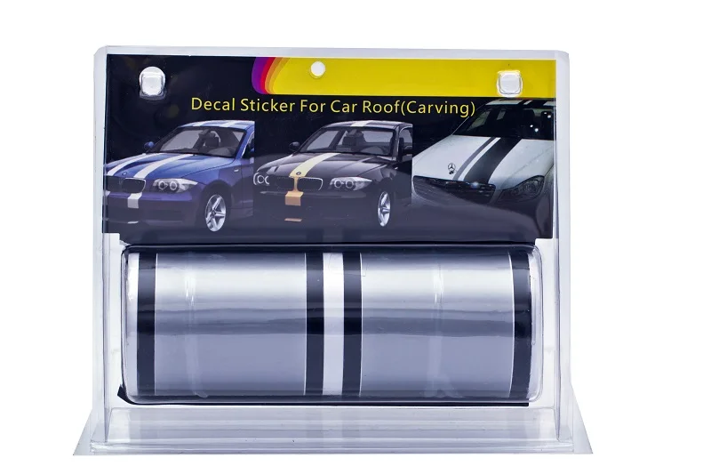 Carlas Car Body Racing Stripes Cover Sticker Roof Line Stickers PVC Decoration Car Sticker