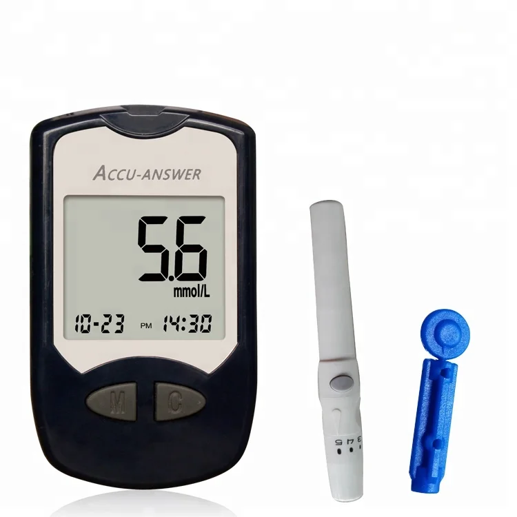 CE,ISO13485 Certification and free code style Diagnostic quick check blood glucose meter no strips with tiny blood sample