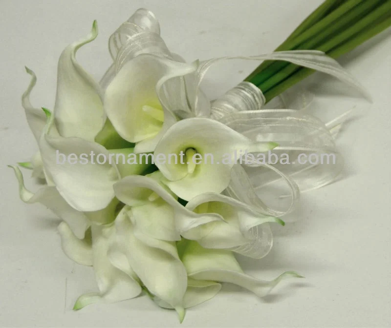 Wholesale Fashion Real Touch PU Calla Lily Bulbs Artificial Flower for Wedding and Home Decoration