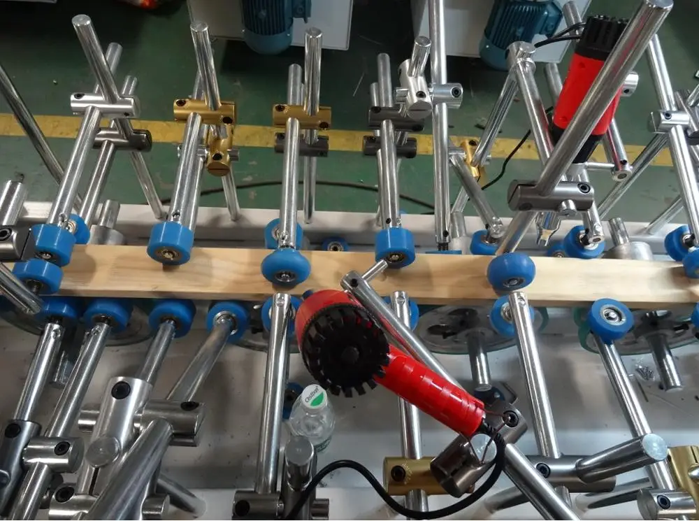 Cold Glue Wood Profile Wrapping Machine Foshan Manufacturer Engineers Available to Service Machinery Overseas Competitive Price