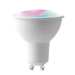 New smart GU10 rgbw lighting fixtures- Smartphone App dimmable multicolored 4W RGB GU10 Spotlight