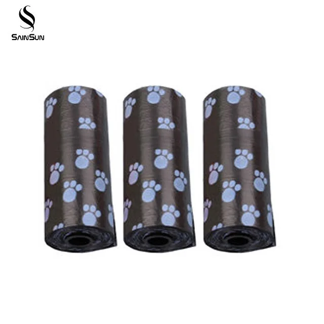 
100% Corn Starch Biodegradable Dog Bio Degradable Packaging Poop Bags For Dogs 
