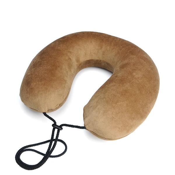 
BYC Ultra Comfy Soft Velvet Cover Memory Foam Neck Support Pillow Car 