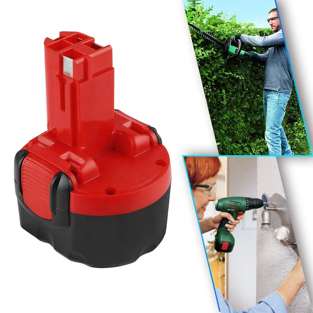 Rechargeable NIMH Battery Pack for bosch Power Tools Replacement BAT048 9.6V 3Ah Battery