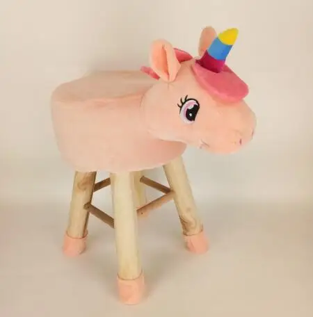 Children Favorite Animal Ottoman With Removable and Washable Cover