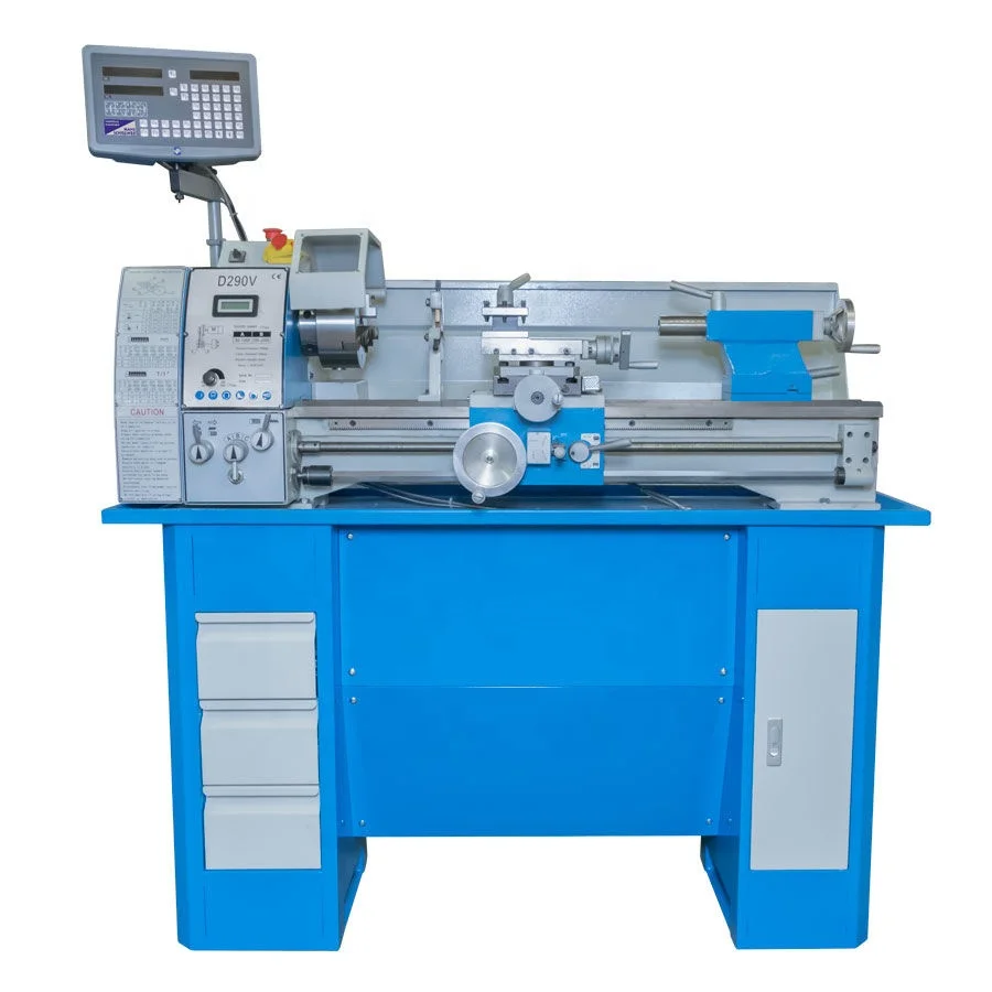 manual lathe D290V mini metal lathe machine with variable speed