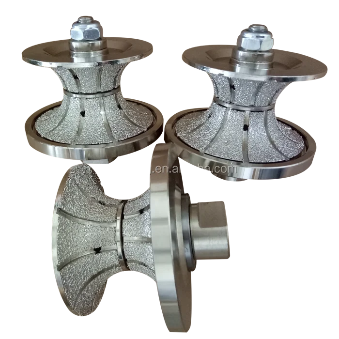 
Vacuum brazed diamond hand profiling wheels cnc router bits for marble and granite 