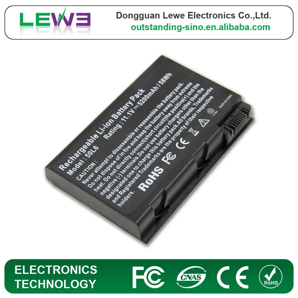 Laptop Battery for Acer BATBL50L6 BATCL50L6 LC.BTP01.017 BATBL50L8H Aspire 3100 3690 5100 5110 5630 TravelMate 4260 4280 Series