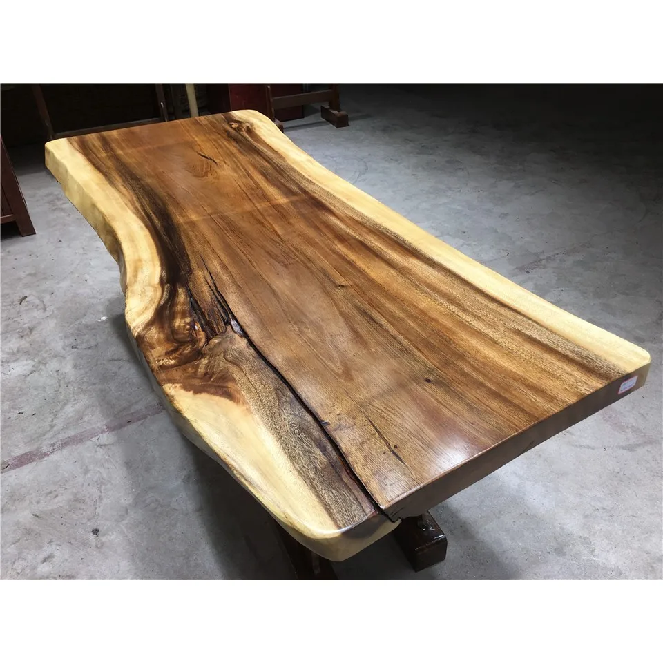 
South American Walnut Solid Wood Antique Dining Farm Table 