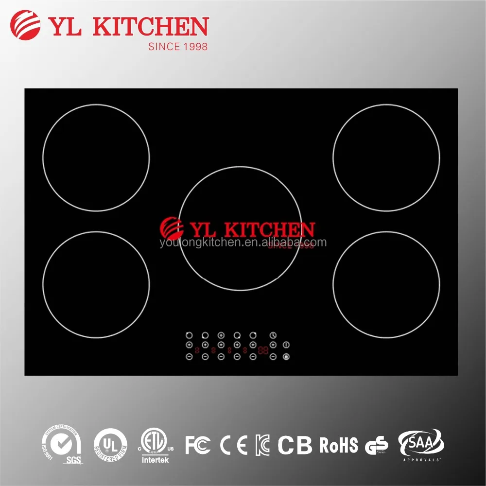 2016 new design 5 national schott ceran induction hob/cooker