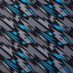 Stretch irregular pattern poly spandex digital printing breathable dry fit jersey fabric for garment