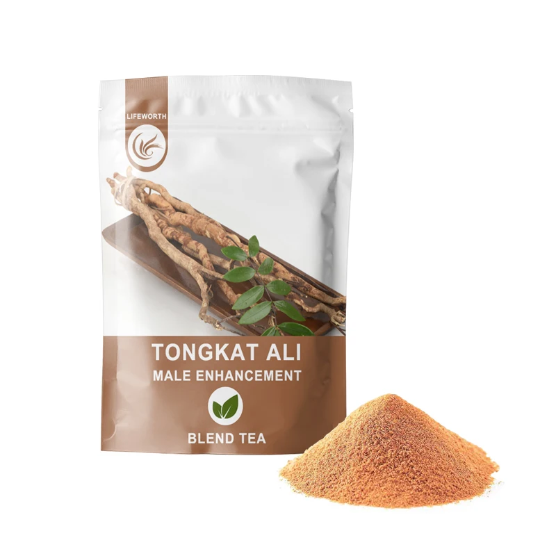 Lifeworth thai flavored tongkat ali instant premix tea bag korean ginseng Maca Ginseng Extract power health tea