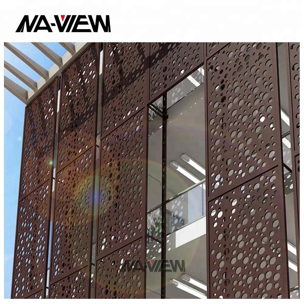 Customized Size Aluminum Curtain Wall Aluminium Facade For Building