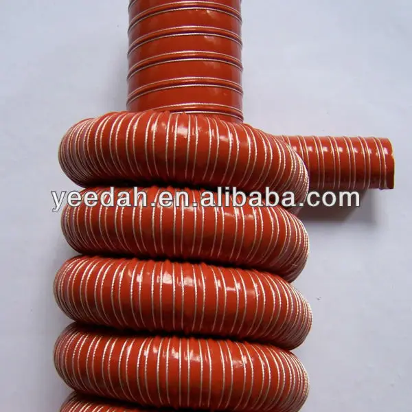 Silicone rubber coated fiberglass tube/pipe/hose pipe