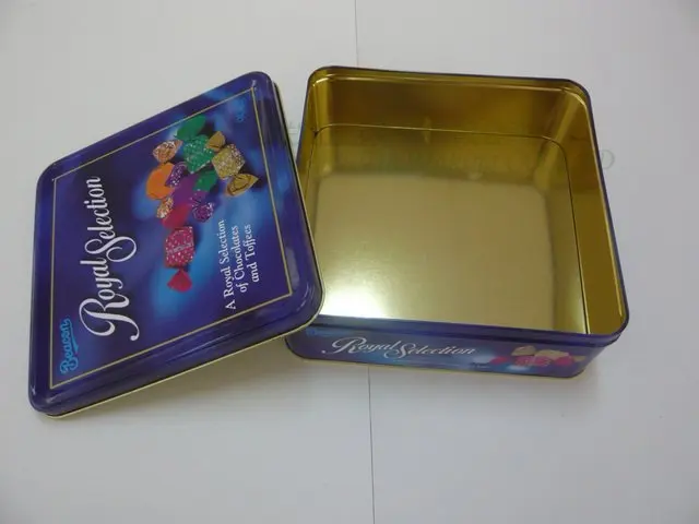 High Quality Chinese Factory Metal Tin Candy Box Tin Box For Promotion Square Tin Box With Packing
