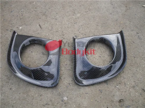 Carbon Fiber CF Body kit For 2008-2012 Lancer Evolution X EVO 10 Fog Lights Lamps Replacement Cover