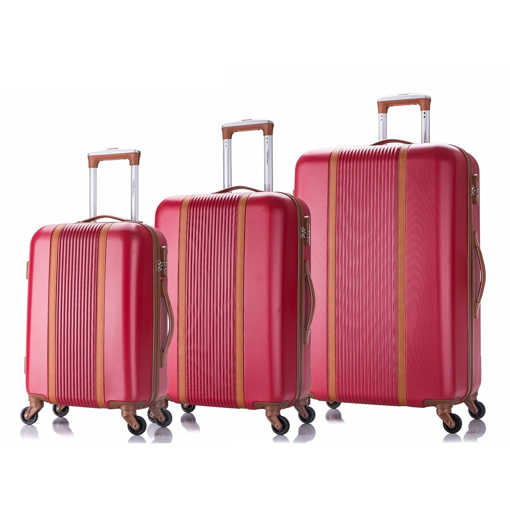 
20 24 28 INCHES Abs trolley luggage set suitcase sets 