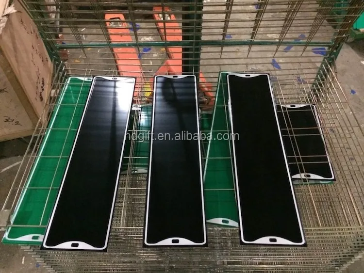 520*110 мм Европейская белая желтая Отражающая пленка металлический чистый номерной знак Алюминиевый номерной знак для автомобиля на заказ