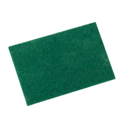 Nylon non woven scrub pad aluminum oxide cleaning polishing sponge green sponge scouring pad for cleaning