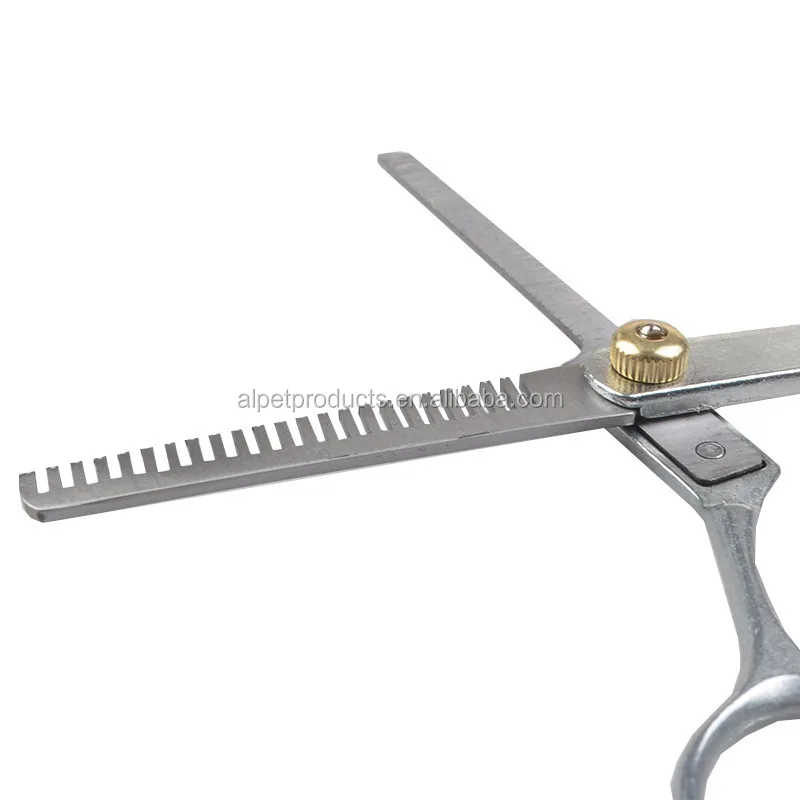 
Professional Pet Thinning Scissors with Toothed Blade Sharp Pet Grooming Scissors 