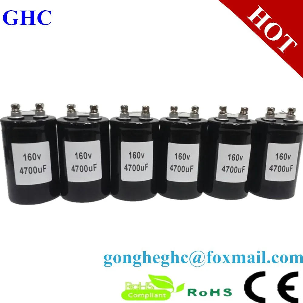High voltage Capacitance 160v 4700uf Electrolytic Capacitor