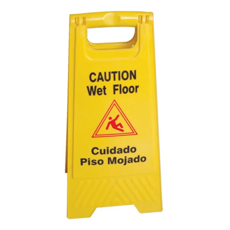 Commercial Caution Safety Sign Plastic Yellow Warning Board