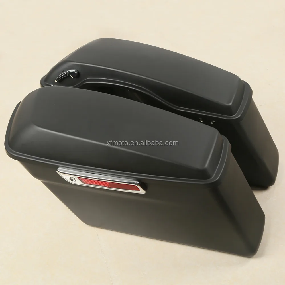 TCMT Matte SaddleBags + Latch Fit For Harley Touring Road King Electra Road Street Glide