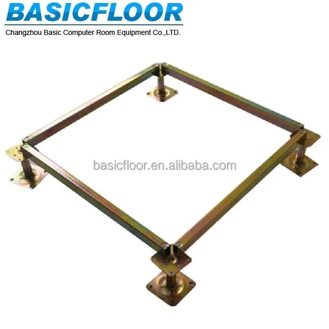 
Hot selling steel adjustable elevated panel pedestals data center raised access floor 