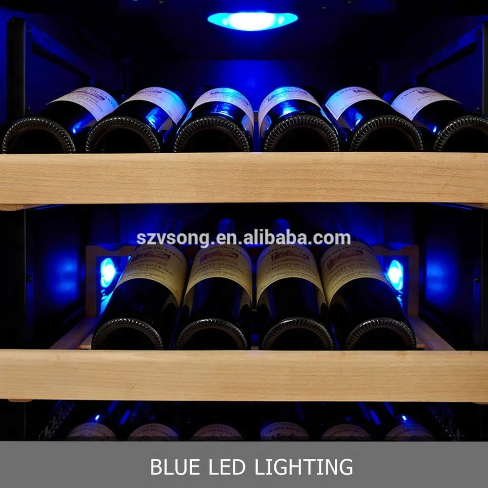 30 bottles built in red wine cabinet cooling system in refrigerator