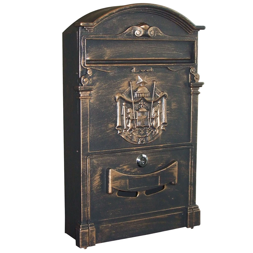 
High Quality popular cast aluminium post office box mailbox 