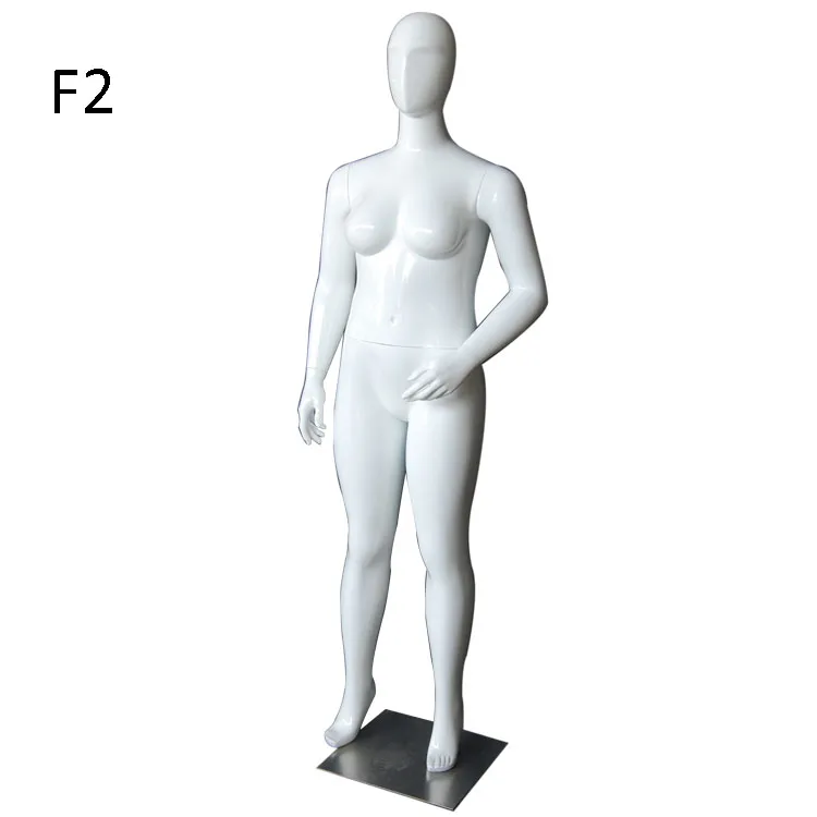 Полноразмерный женский манекен для отображения цвета кожи