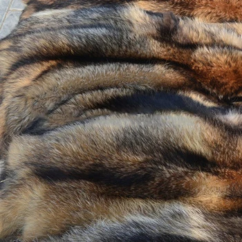 Dyed Raccoon Fur Skin /Fur Skin Finnraccoon Pelz Tanned Material