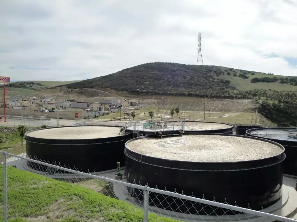 water treatment equipment GFS tank for biogas