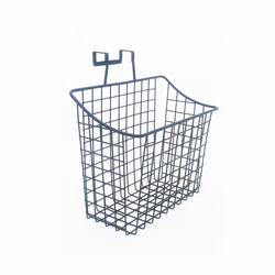 Metal Wire Grid Home Kitchen Cabinet Door Hanging Organize Storage Basket