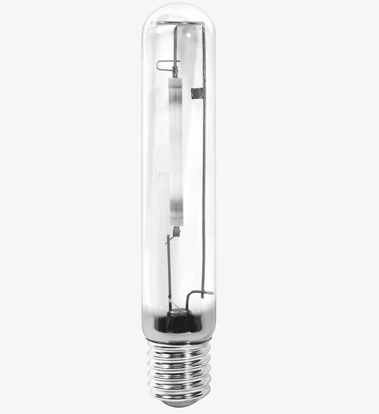 High Pressure Sodium Lamps Tubular clear high efficacy  horizontal burning position 22CRI 2000k T46 E40 100W 150W 250W 400W