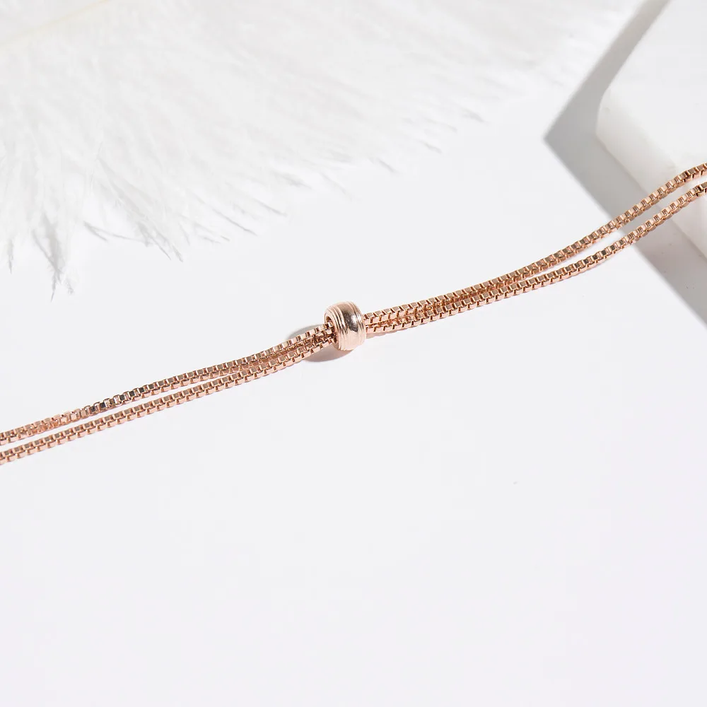 
Wholesale Fashion Jewelry Long Choker Necklace 18k Gold Plated 