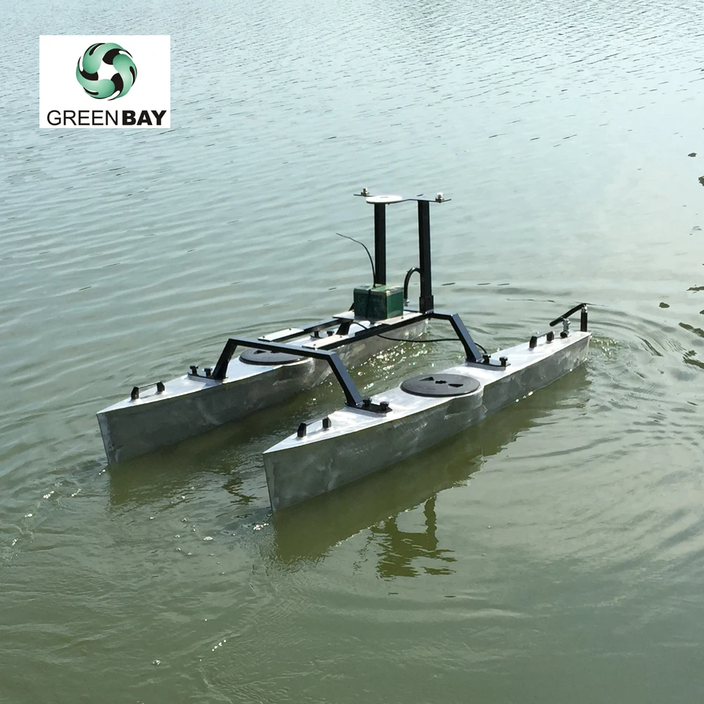 Unmanned Marine Data Collection Hydrocarbon Detection Remote Control Surface Vessel Hydrographic Bathymetry Survey Boat