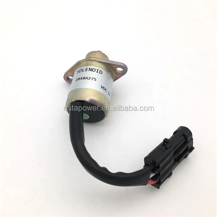 Diesel Engine Fuel Solenoid 2848A279 12V 2848A275 12V 1457906 SA-4934-12 SA-4934-24 2848A271 12V SA-4934