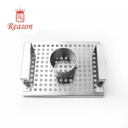 Beer Can 430 Stainless Steel Chicken Rack BBQ Roasting Holder With Canister For Roasting Grilling Poultry