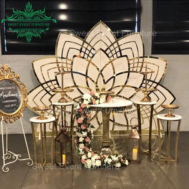 decorative wedding ceremony used acrylic event backdrop display stand